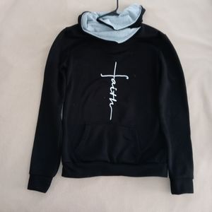 Faith Pull Over Sweatshirt Hoodie